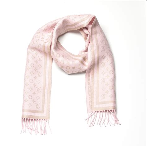 louis vuitton pink scarf replica|louis vuitton wool cashmere scarf.